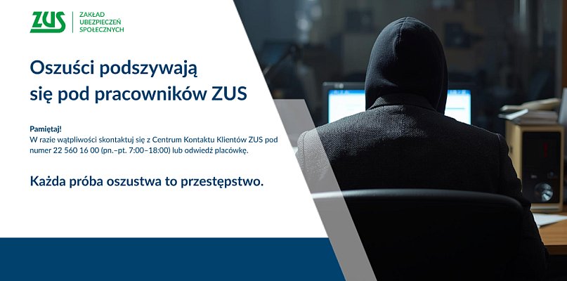 Uwaga, oszuści podszywają się pod pracowników ZUS! - 25007