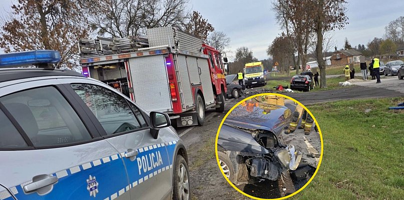Zderzenie citroena z audi. Służby prowadzić będą postępowanie - 25115