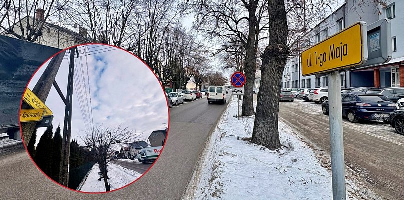 Modernizacja jezdni na 1 Maja i chodników na Wojska Polskiego