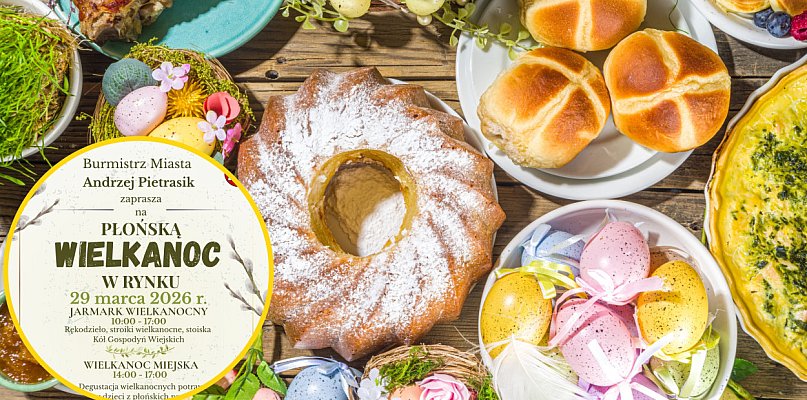 🌿🐣 Płońska Wielkanoc w Rynku – zapraszamy na świąteczne spotkanie mieszkańców!