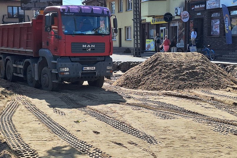 Drogowy remont w centrum Nowego Miasta