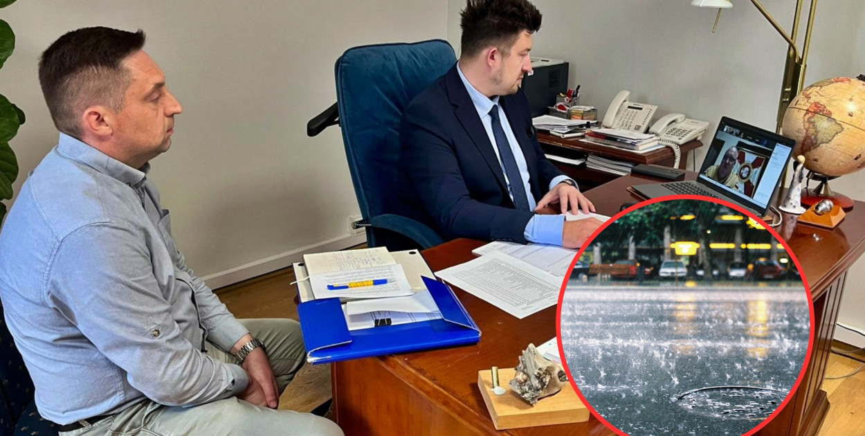 Monitorujemy sytuację pogodową na terenie powiatu płońskiego - starosta Adamski