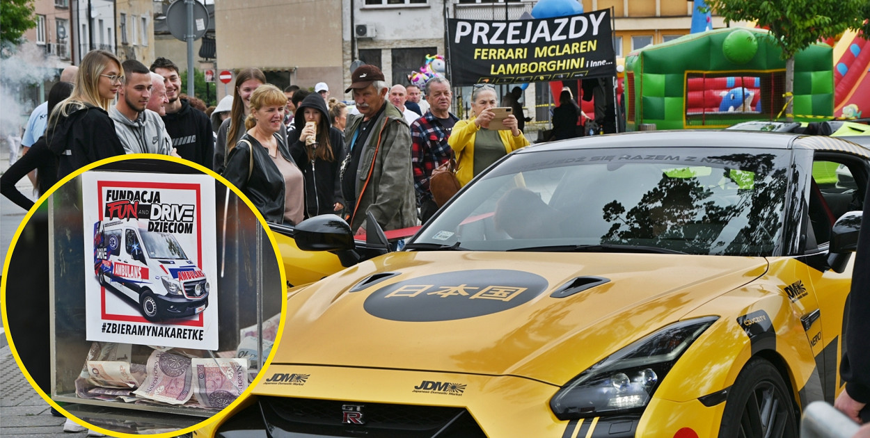 Niedzielna impreza motoryzacyjna odbyła się na płońskim rynku [fot.: Marta Jankowska]