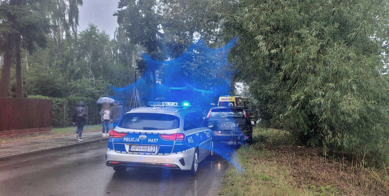 Z miejsca zdarzenia [fot.: OSP Żukowo] 