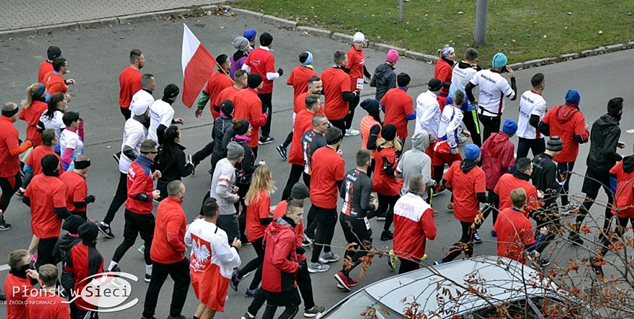 Zdjęcie z płońskiego biegu niepodległości z minionych lat [fot.: Redakcja/Archiwum]