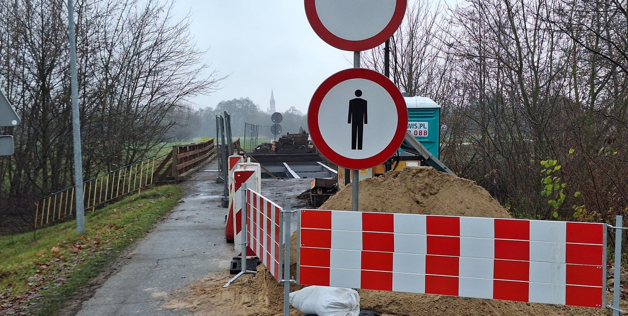 Z miejsca remontu w Koliszewie