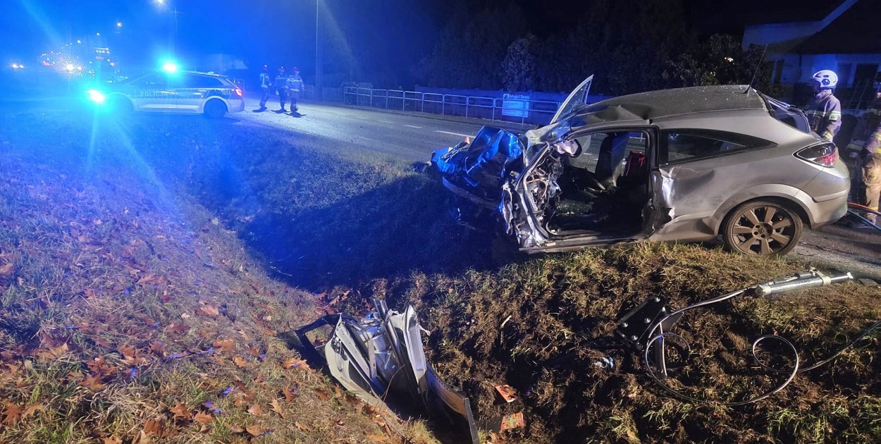 Z miejsca zdarzenia [fot.: KPP Płońsk]