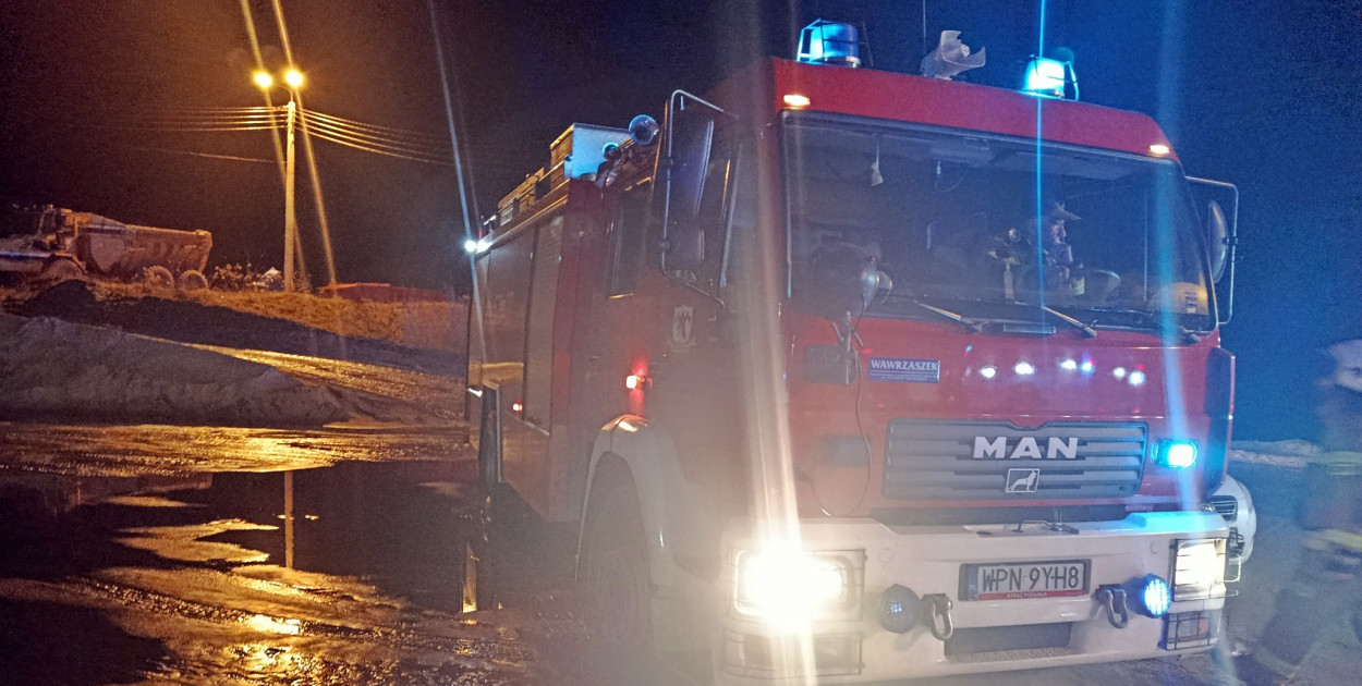 Z miejsca zdarzenia [fot.: OSP KSRG Radzymin]