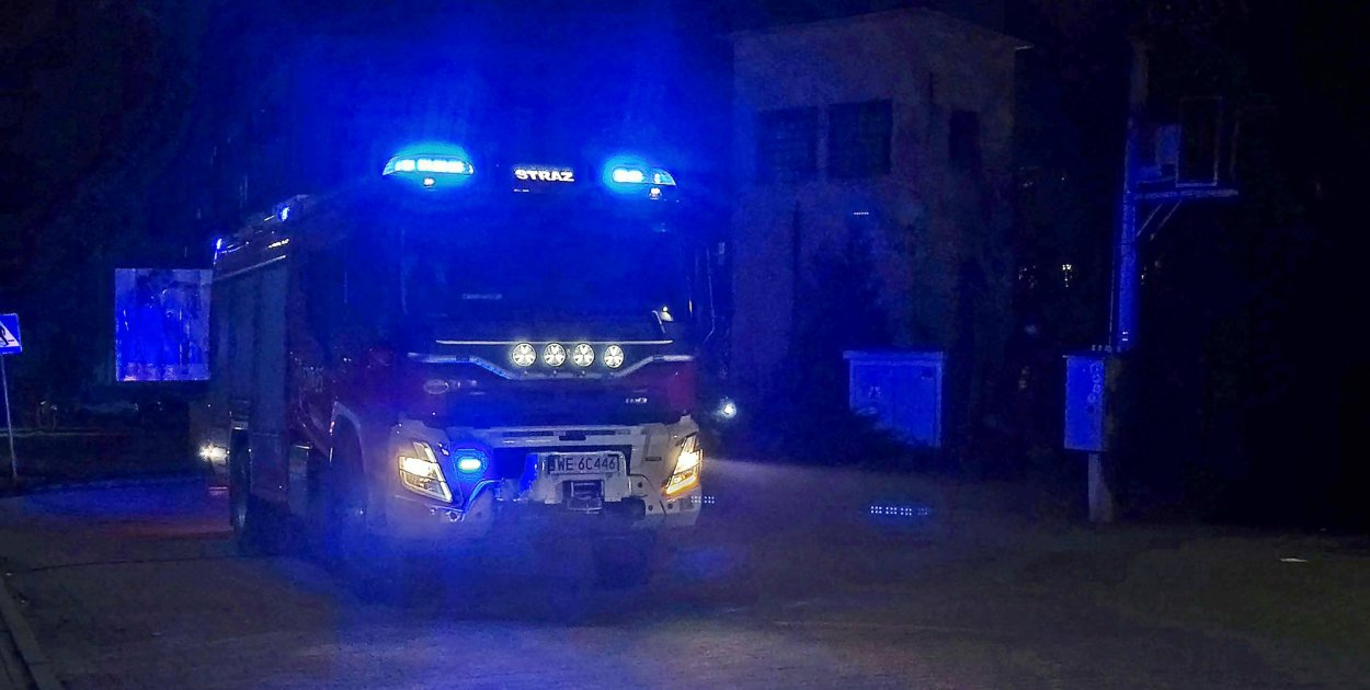 W niedzielę strażacy interweniowali przy ulicy ks. Popiełuszki [fot.: zbiory prywatne]