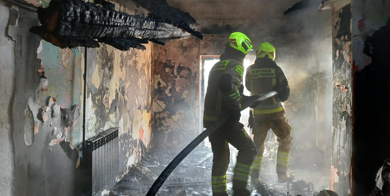 Nie mają już nic... Dom spłonął doszczętnie. Na pomoc pogorzelcom