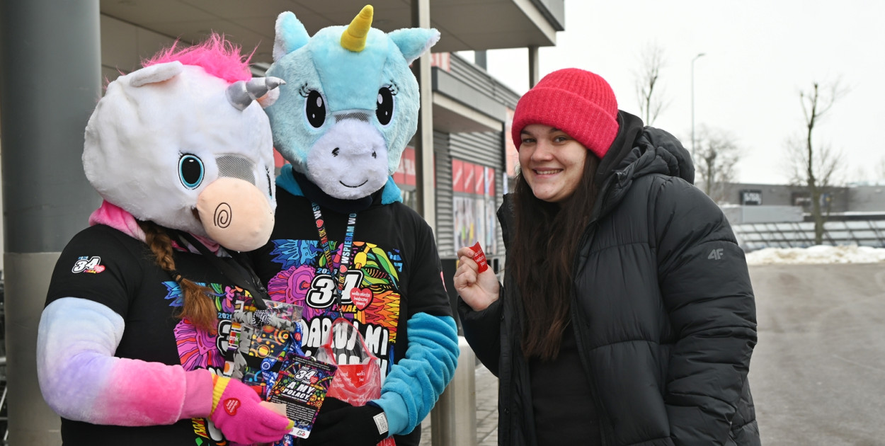 Płońsk i okolice z czerwonymi serduszkami WOŚP [ZDJĘCIA]