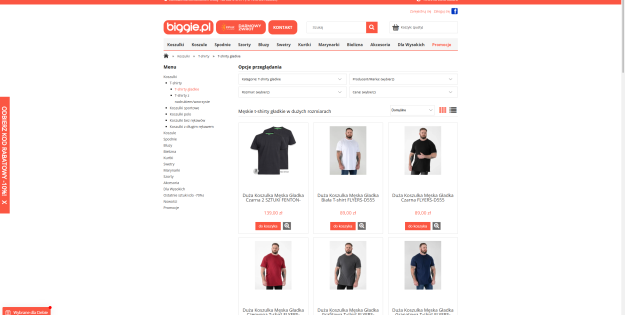 T-shirty gładkie jako baza pod bluzy, koszule i marynarki