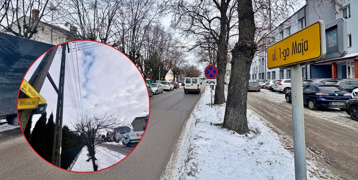 Modernizacja jezdni na 1 Maja i chodników na Wojska Polskiego