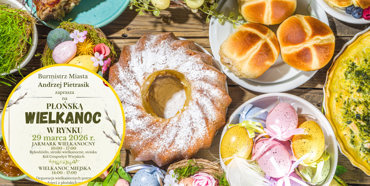 🌿🐣 Płońska Wielkanoc w Rynku – zapraszamy na świąteczne spotkanie mieszkańców!