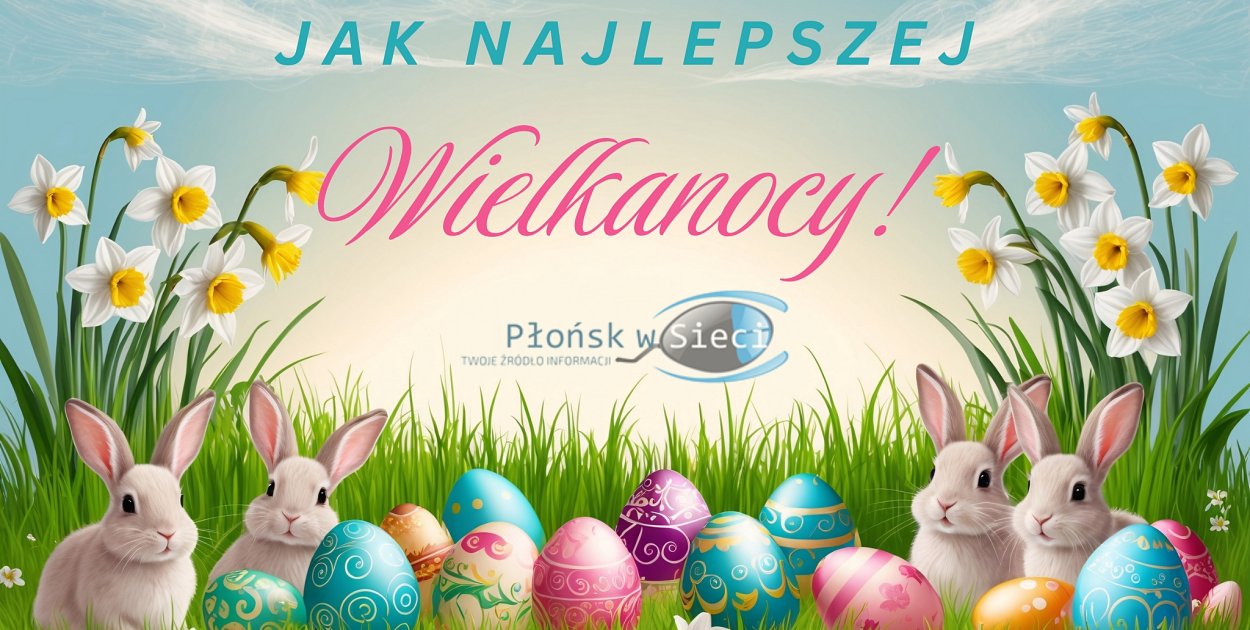 Moc wielkanocnych życzeń dla Mieszkańców Płońska, powiatu płońskiego i Mazowsza!