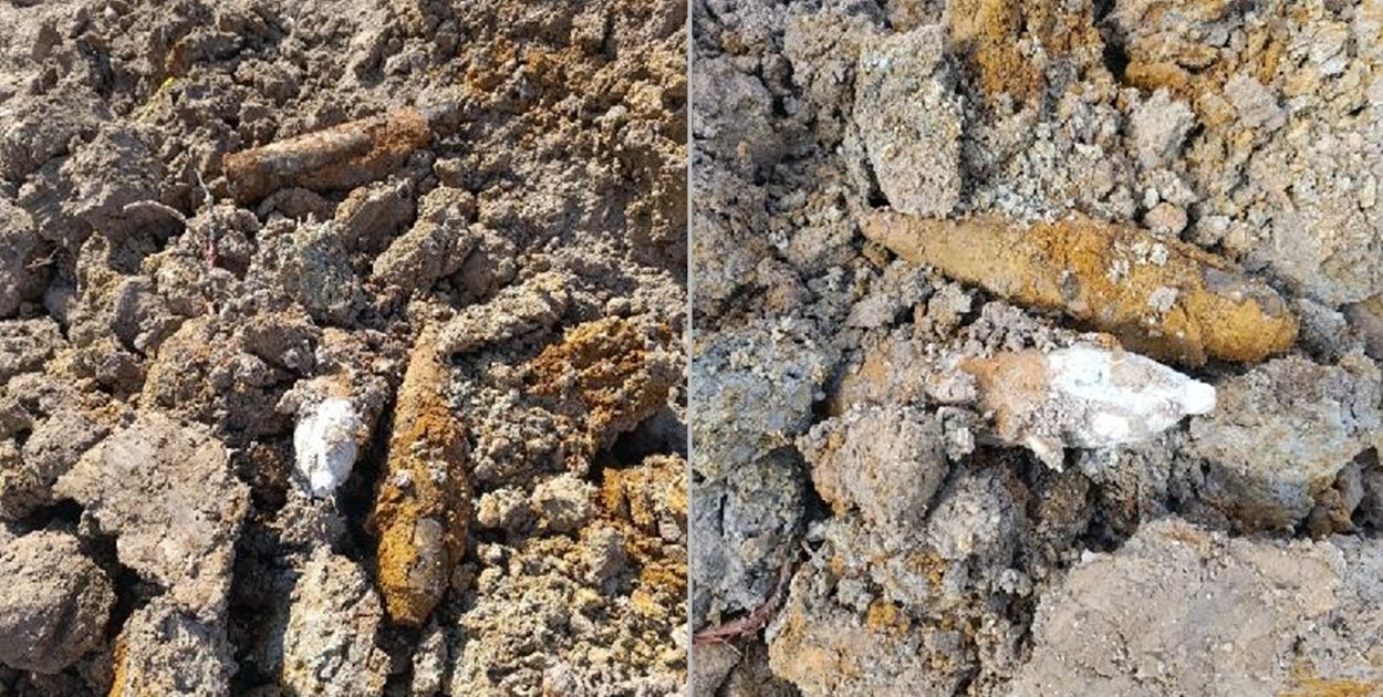 Groźne znalezisko w gminie Płońsk. Niewybuchy na posesji